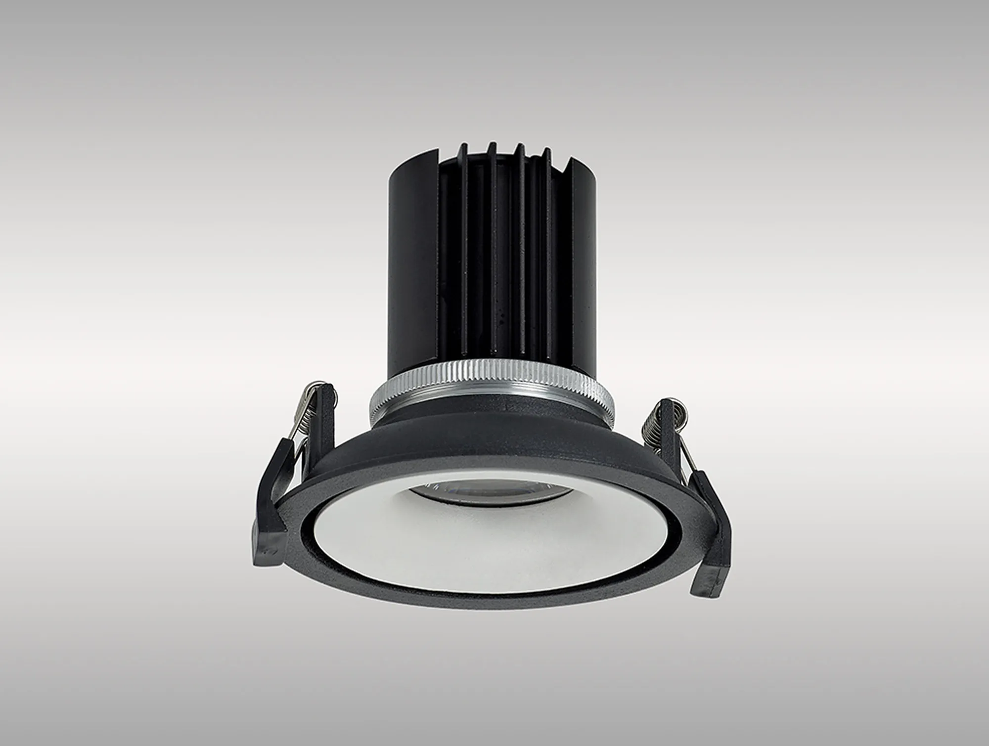 Bolor 12 Tridonic Powered 12W 2700K 1200lm 24° CRI>90 LED Engine Black/White Fixed Recessed Spotlight, IP20